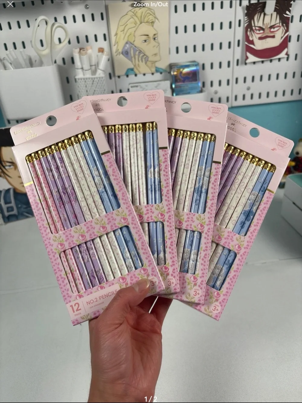 LoveShackFancy x target yoobi NO.2 pencils bundle
